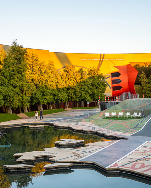 external view of the national museum of australia