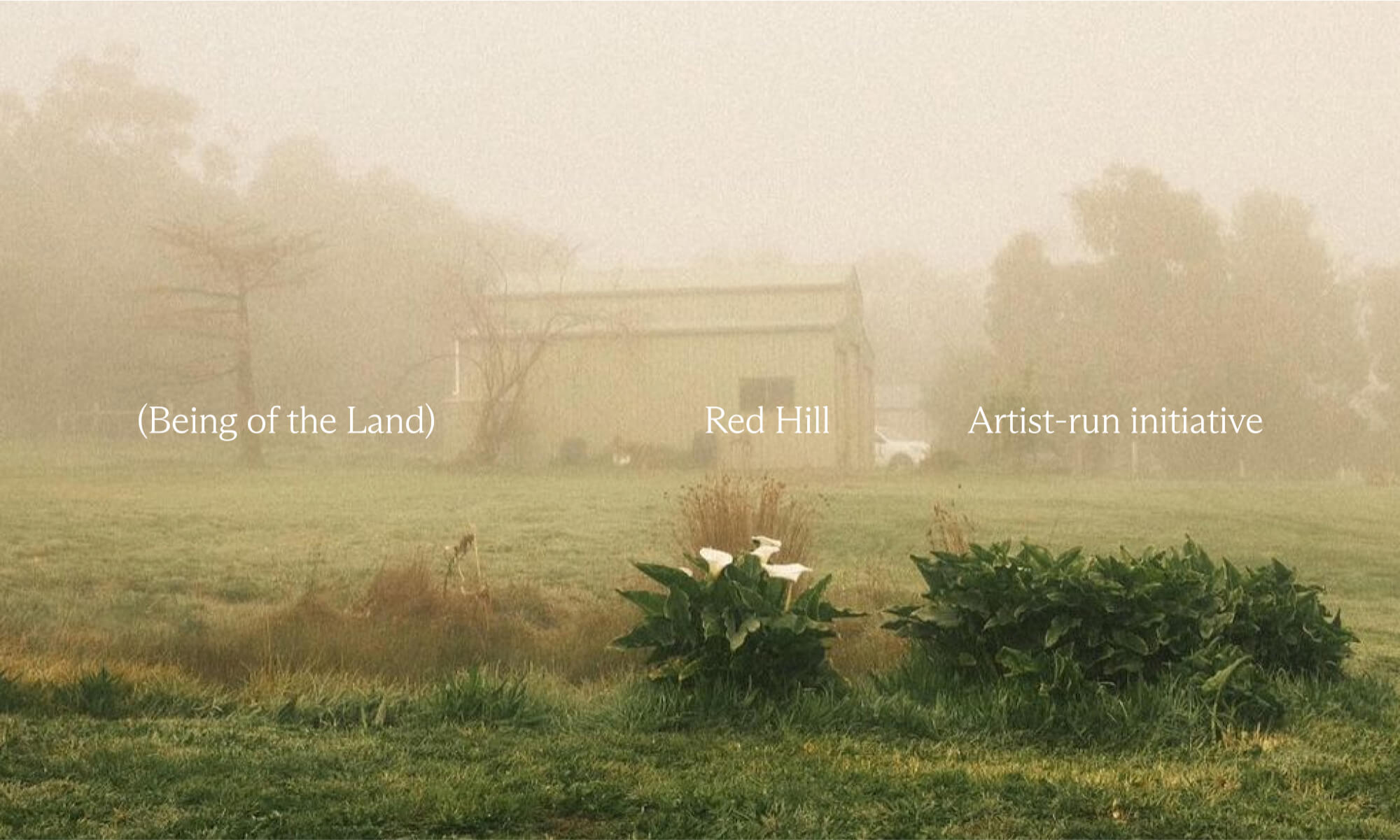 moody photo of the Lander Se space in Red hill with the slogan in text over the top