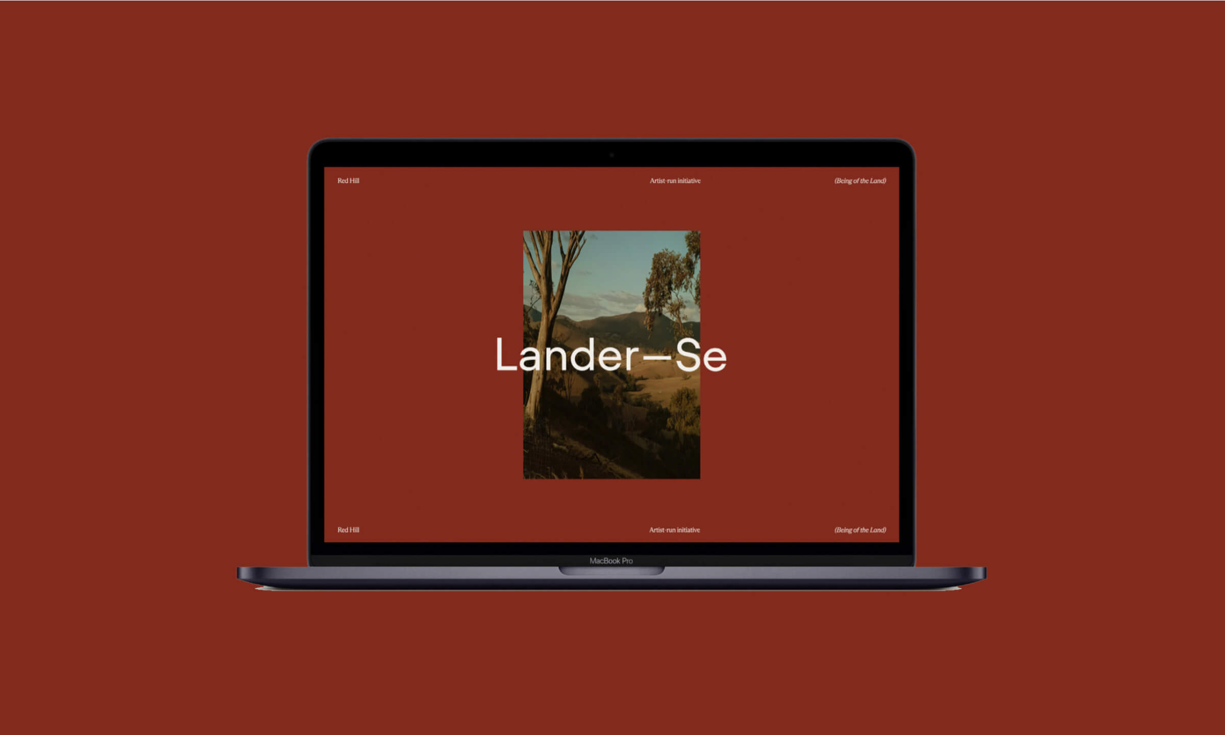 mockup of the Lander Se Website